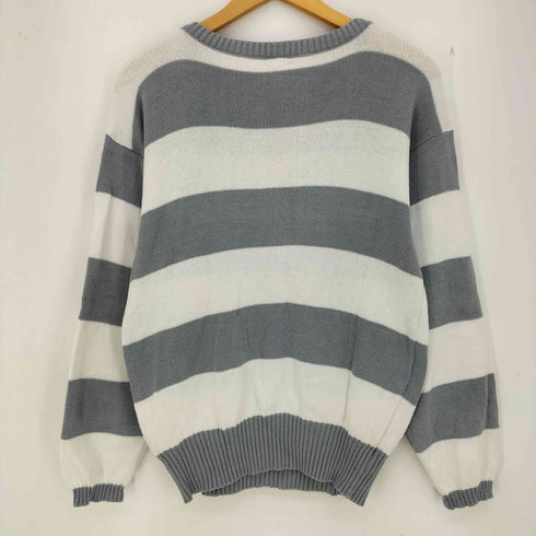 シュミーズラコステ CHEMISE LACOSTE 70S 中期 フランス製 ワンポイント ボーダー コットン ニット メンズ 40
