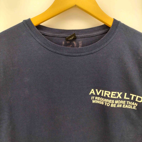 アヴィレックス AVIREX 袖プリントL/Sカットソー メンズ JPN:L