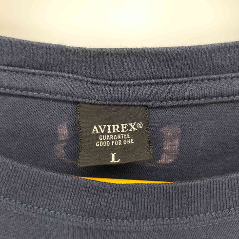 アヴィレックス AVIREX 袖プリントL/Sカットソー メンズ JPN:L