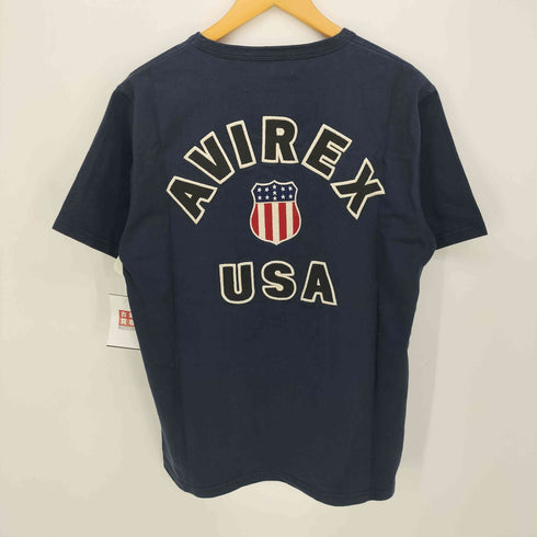 アヴィレックス AVIREX シグネチャー バーシティー Tシャツ メンズ JPN:L
