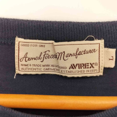 アヴィレックス AVIREX シグネチャー バーシティー Tシャツ メンズ JPN:L