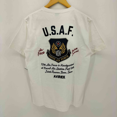 アヴィレックス AVIREX USAF バック刺繍 クルーネックtシャツ メンズ JPN:L
