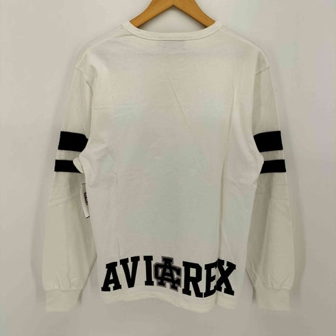 アヴィレックス AVIREX ロゴプリント L/Sカットソー メンズ JPN:L