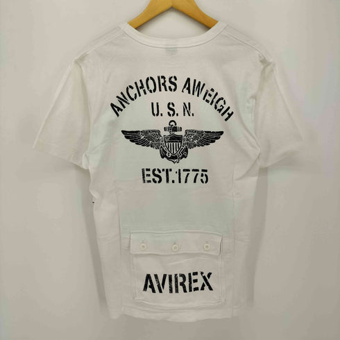アヴィレックス AVIREX USN バックプリント ポケットTシャツ メンズ JPN:L