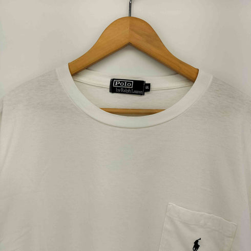 ラルフローレン RALPH LAUREN 90S ポニー刺繍 ポケットTシャツ シングルステッチ メンズ JPN:XL