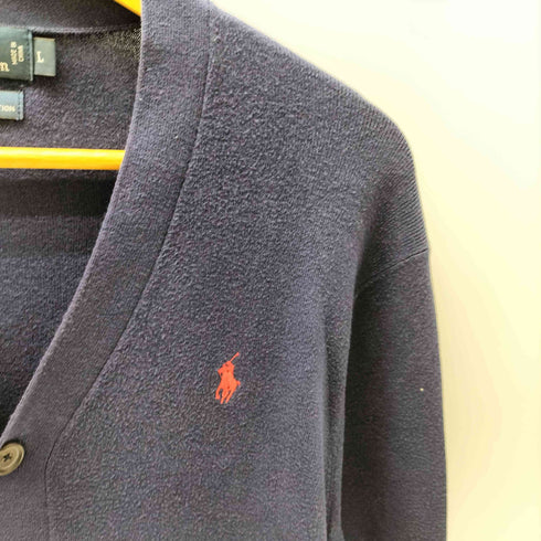 ポロバイラルフローレン Polo by RALPH LAUREN ピマコットン ポニー刺繍 Vネックカーディガン メンズ JPN:L
