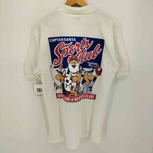 キャプテンサンタ CAPTAIN SANTA 両面プリント S/Sポロシャツ メンズ JPN:M
