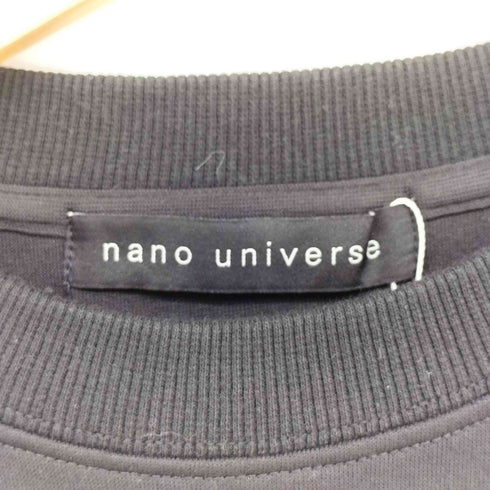 ナノユニバース NANO universe パネルダンボールプルオーバー メンズ JPN:S