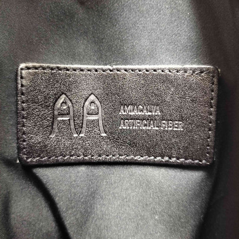 AMIACALVA GABARDINE ZIPPY TOTE メンズ
