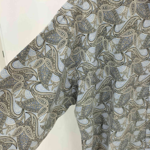 ダニエルクレミュ DANIEL CREMIEUX 総柄デザイン レギュラーカラー長袖シャツ メンズ xxl