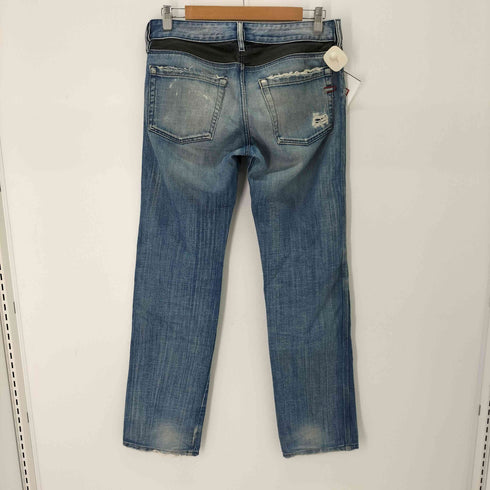 ディーゼル DIESEL RESLIM ストレートダメージデニムパンツ メンズ