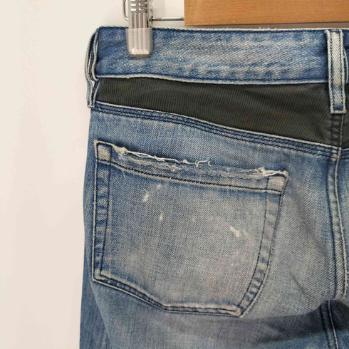 ディーゼル DIESEL RESLIM ストレートダメージデニムパンツ メンズ