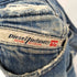 ディーゼル DIESEL RESLIM ストレートダメージデニムパンツ メンズ