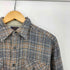 ペンドルトン PENDLETON 70s USA製 シェルボタン チェック ウールネルシャツ ボードシャツ メンズ import:M
