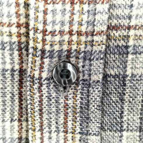 ペンドルトン PENDLETON 70s USA製 シェルボタン チェック ウールネルシャツ ボードシャツ メンズ import:M