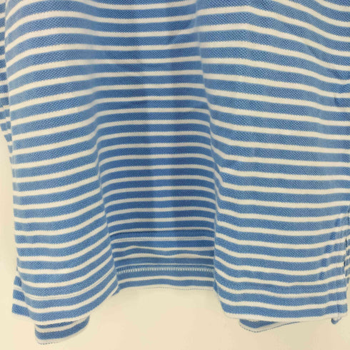 ブルックスブラザーズ 346 BROOKS BROTHERS SLIM FIT ボーダー 半袖 ポロシャツ メンズ import:XS