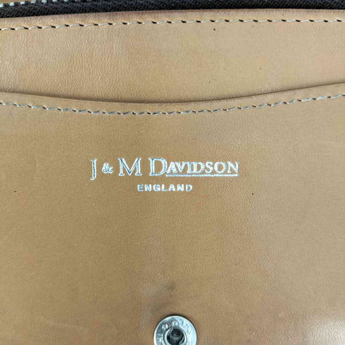 ジェイアンドエムデヴィッドソン J&M Davidson スタッズ レザー 長財布 レディース