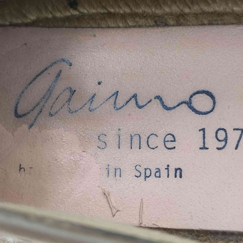 ガイモ GAIMO スペイン製 レザー エスパドリーユ メンズ EUR:41