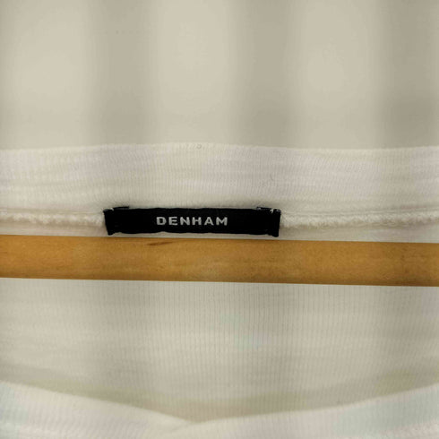 デンハム DENHAM PILE FOOTBALL TEE LS パイルフットボールTシャツ メンズ XL