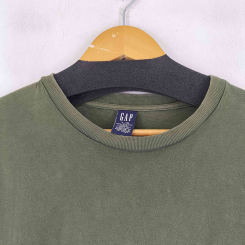 ギャップ Gap 00s チェストボーダー S/S Tシャツ メンズ import:L