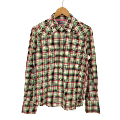 ポロジーンズカンパニーラルフローレン POLO JEANS COMPANY RALPH LAUREN チェック柄ウエスタンシャツ レディース JPN:M