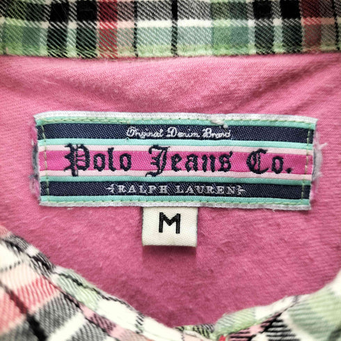 ポロジーンズカンパニーラルフローレン POLO JEANS COMPANY RALPH LAUREN チェック柄ウエスタンシャツ レディース JPN:M