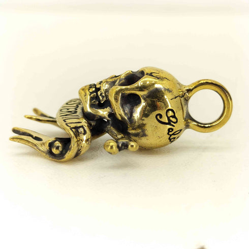 ギャングスタビル GANGSTERVILLE SKULL スカルデザイン ネックレストップ メンズ