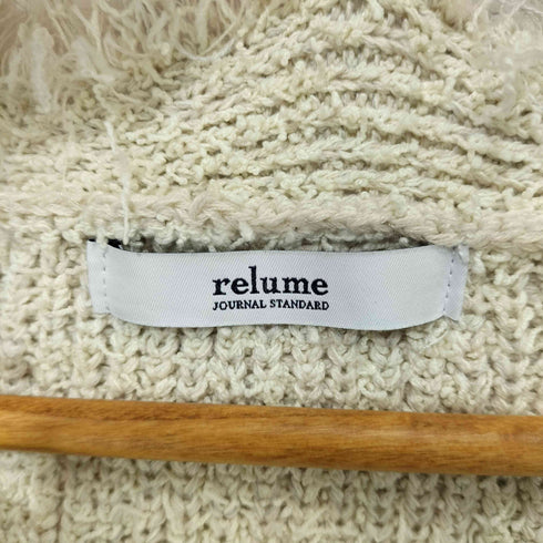 ジャーナルスタンダードレリューム JOURNAL STANDARD relume フリンジニットベスト レディース