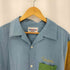 ウィアード WEIRDO WRD CORP S/S SHIRT ロゴデザイン オープンカラー 半袖シャツ メンズ XL
