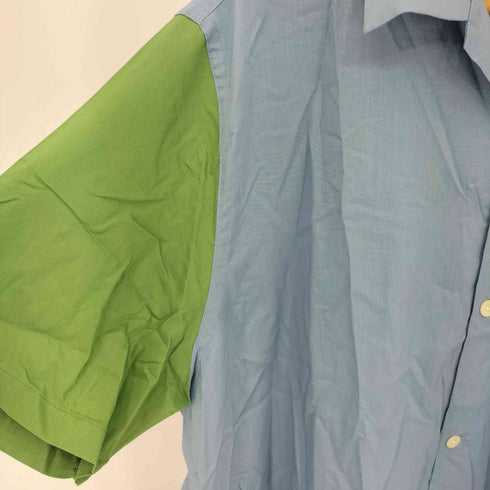 ウィアード WEIRDO WRD CORP S/S SHIRT ロゴデザイン オープンカラー 半袖シャツ メンズ XL