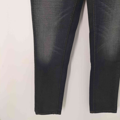 ヌーディージーンズ Nudie Jeans THINN FINN BLACK STROBO スキニーデニムパンツ メンズ 29×32