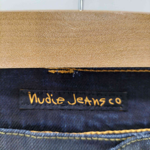 ヌーディージーンズ Nudie Jeans THINN FINN BLACK STROBO スキニーデニムパンツ メンズ 29×32