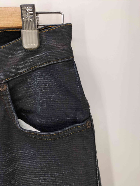 ヌーディージーンズ Nudie Jeans THINN FINN BLACK STROBO スキニーデニムパンツ メンズ 28×32