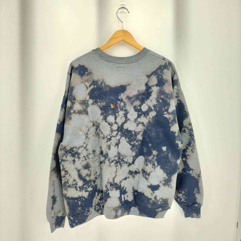 エーアイイー AiE definitely maybe ブリーチデザイン クルーネック スウェット トレーナー メンズ XL