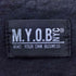 エムワイオービーエヌワイシー M.Y.O.B NYC アームジップブラックデニムジャケット メンズ