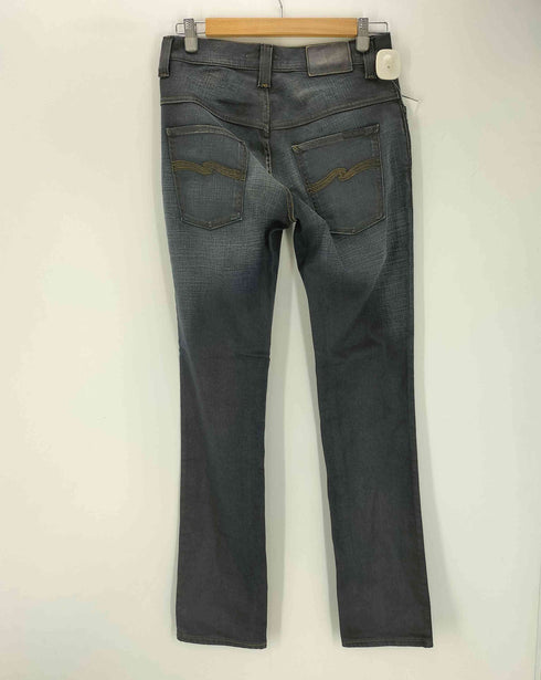ヌーディージーンズ Nudie Jeans THINN FINN BLACK STROBO スキニーデニムパンツ メンズ 30×32
