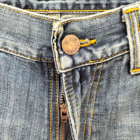 ヌーディージーンズ Nudie Jeans BRUTE KNUT CRISPY VIEWS ユーズド加工テーパードデニムパンツ メンズ 29×30