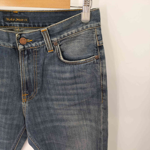 ヌーディージーンズ Nudie Jeans BRUTE KNUT CRISPY VIEWS ユーズド加工テーパードデニムパンツ メンズ 29×30