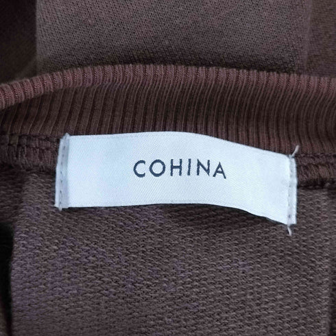 コヒナ COHINA ライトスウェットゆるTワンピース レディース