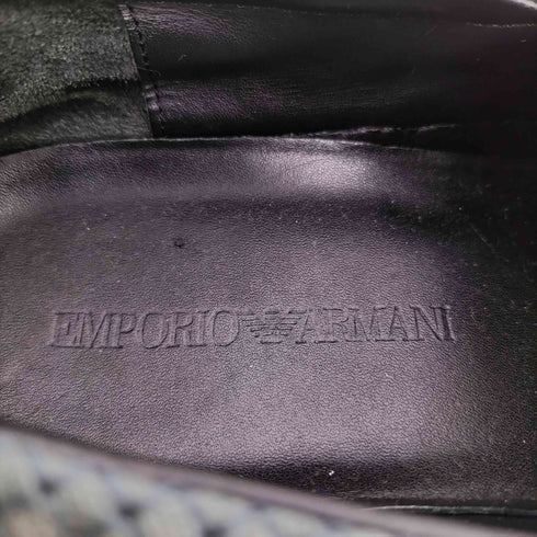 エンポリオアルマーニ EMPORIO ARMANI ステッチデザイン スリッポン メンズ 7