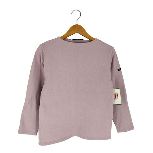 セントジェームス SAINT JAMES フランス製 無地 バスクシャツ ボートネックTシャツ レディース XS