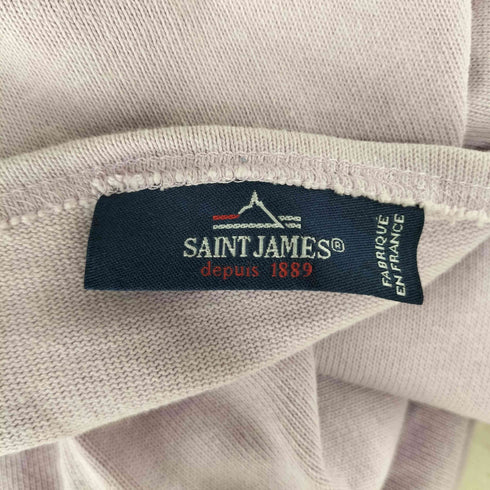 セントジェームス SAINT JAMES フランス製 無地 バスクシャツ ボートネックTシャツ レディース XS