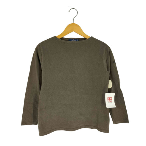 セントジェームス SAINT JAMES フランス製 無地 バスクシャツ ボートネックTシャツ レディース XS