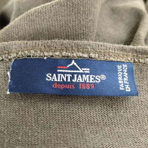 セントジェームス SAINT JAMES フランス製 無地 バスクシャツ ボートネックTシャツ レディース XS