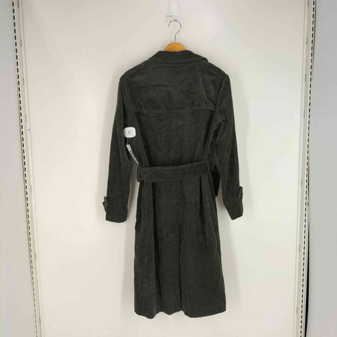 ザラ ZARA ベルテッド コーデュロイ トレンチコート レディース import:XS