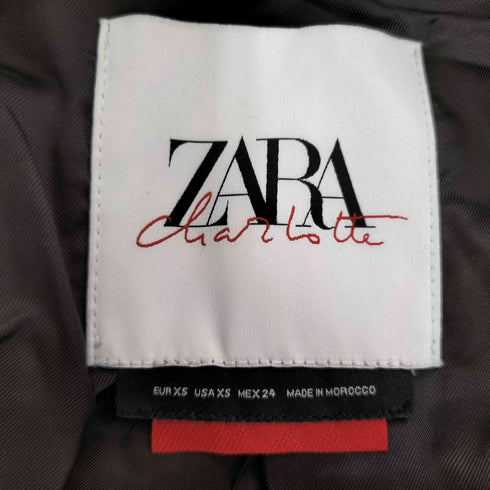 ザラ ZARA ベルテッド コーデュロイ トレンチコート レディース import:XS