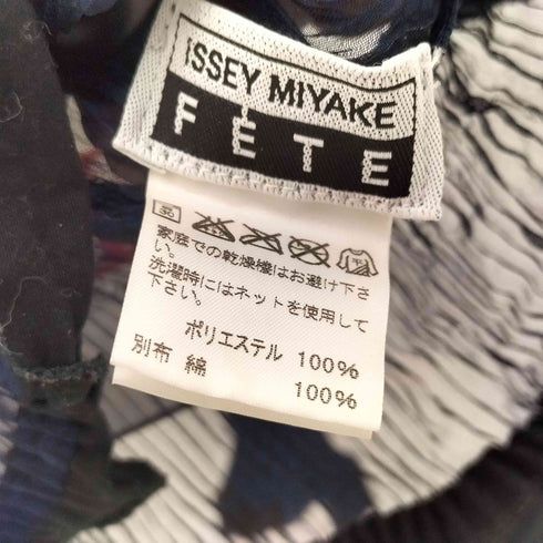 イッセイミヤケフェット ISSEY MIYAKE FETE CHIFFON TWIST シフォンツイスト プリーツ 捻れカットソー レディース JPN:3