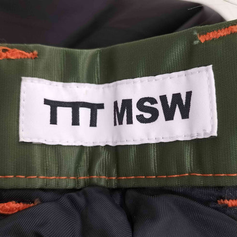 ティーモダンストリートウエア TTT_MSW 21AW 切り替え ナイロン スラックスパンツ メンズ JPN:M