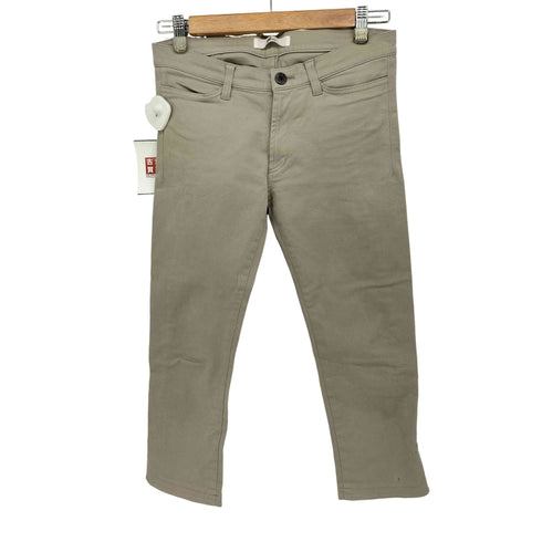 イッセイミヤケ ISSEY MIYAKE 24 裾スリット クロップドパンツ レディース JPN:2