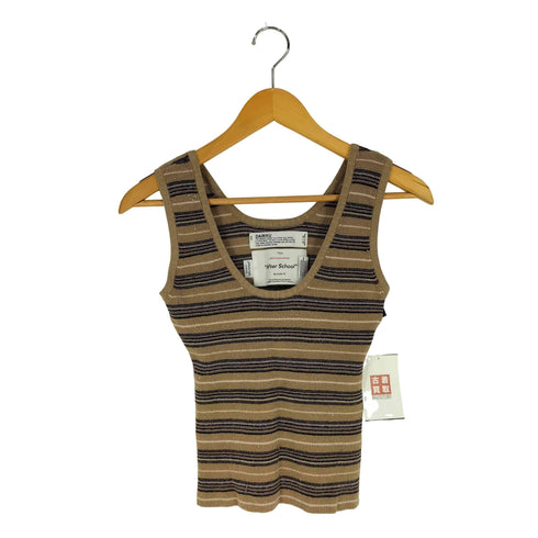 ダイリク DAIRIKU 22AW Border Lame Knit Tank Top レディース FREE